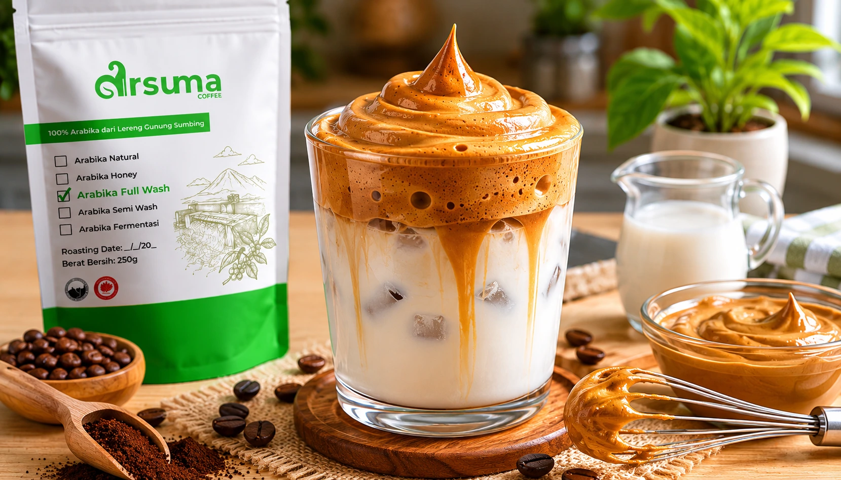 cara bikin dalgona coffee